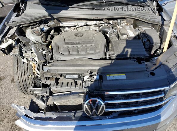 3VV3B7AX9NM161383 2022 VOLKSWAGEN TIGUAN Silver VIN კოდის სტიკერის ხედი