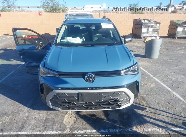 3VV5C7B22SM076938 2025 VOLKSWAGEN TAOS Light Blue Rear interior view