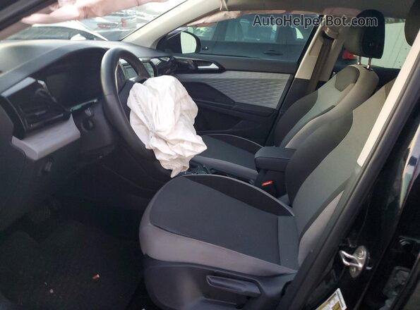 3VV8X7B25RM110334 2024 VOLKSWAGEN TAOS Черный Вид салона спереди