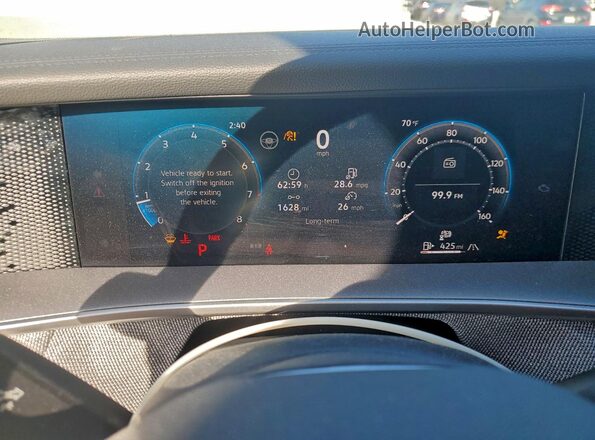 3VVBR7RM2SM038635 2025 VOLKSWAGEN TIGUAN Black Widok zestawu wskaźników
