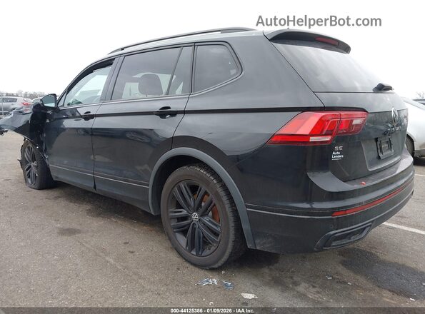 3VVCB7AX1NM099610 2022 VOLKSWAGEN TIGUAN Black Задня ліва чверть