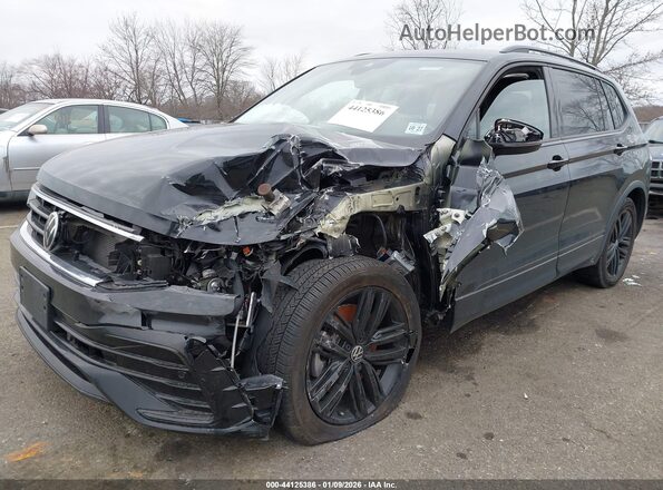 3VVCB7AX1NM099610 2022 VOLKSWAGEN TIGUAN Black Передня ліва чверть