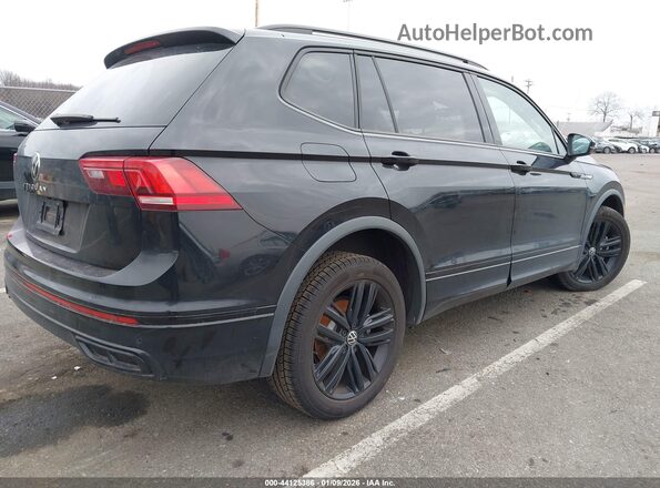 3VVCB7AX1NM099610 2022 VOLKSWAGEN TIGUAN Black Задня права чверть