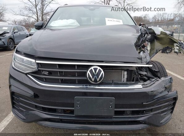 3VVCB7AX1NM099610 2022 VOLKSWAGEN TIGUAN Black Вид щитка приладів