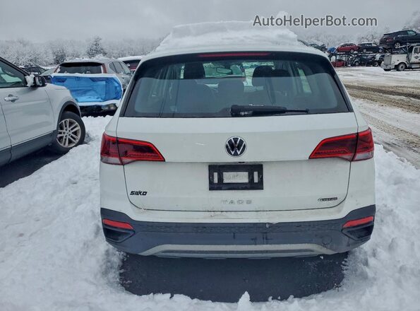 3VVMX7B29NM041947 2022 VOLKSWAGEN TAOS White Widok z tyłu