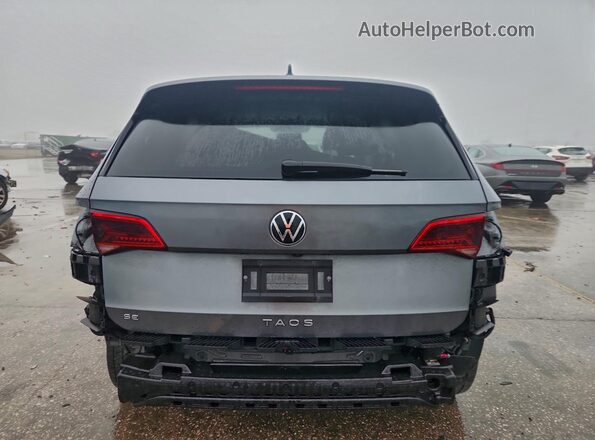 3VVRX7B2XNM034592 2022 VOLKSWAGEN TAOS Серый Вид сзади