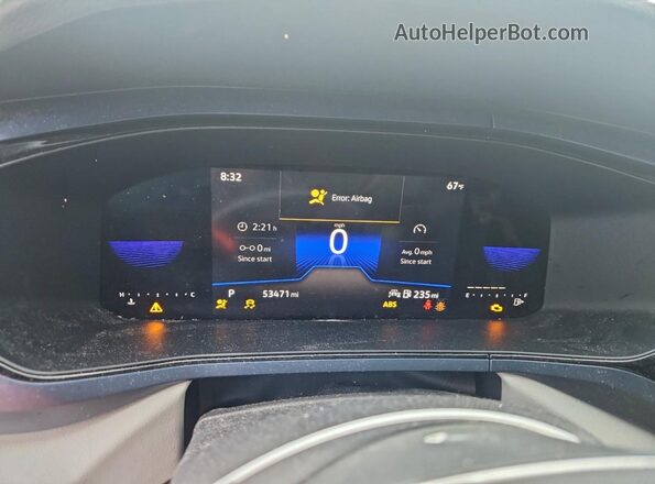3VVRX7B2XNM034592 2022 VOLKSWAGEN TAOS Серый Вид щитка приборов