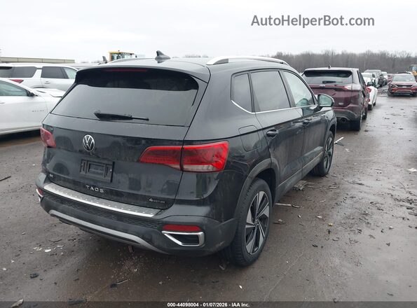 3VVUX7B29PM369937 2023 VOLKSWAGEN TAOS Черный Задняя правая четверть