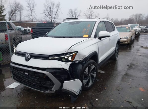 3VVVC7B23SM033497 2025 VOLKSWAGEN TAOS Белый Передняя левая четверть