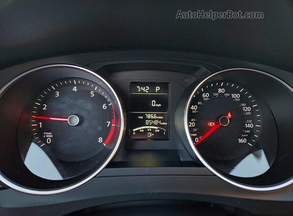3VW2B7AJ2JM251973 2018 VOLKSWAGEN JETTA Белый Вид щитка приборов