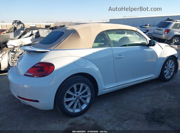 3VW5DAAT2KM504944 2019 VOLKSWAGEN BEETLE Белый Задняя правая четверть