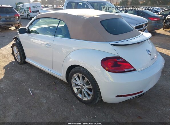 3VW5DAAT2KM504944 2019 VOLKSWAGEN BEETLE Белый Задняя левая четверть