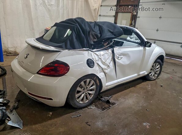 3VW5DAAT8JM516577 2018 VOLKSWAGEN BEETLE Белый Задняя правая четверть