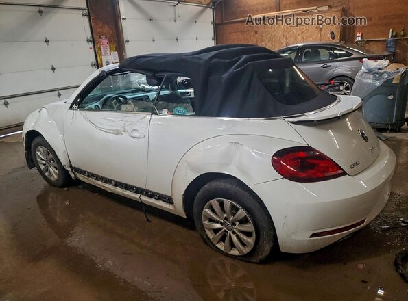 3VW5DAAT8JM516577 2018 VOLKSWAGEN BEETLE Белый Задняя левая четверть