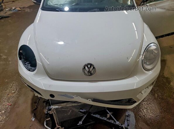 3VW5DAAT8JM516577 2018 VOLKSWAGEN BEETLE Белый Вид задней части салона