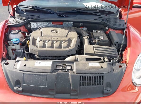 3VW5DAAT9KM510286 2019 VOLKSWAGEN BEETLE Orange Հետևի տեսք