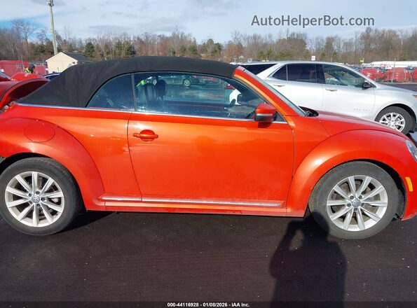 3VW5DAAT9KM510286 2019 VOLKSWAGEN BEETLE Orange Սալոնի հետևի տեսք