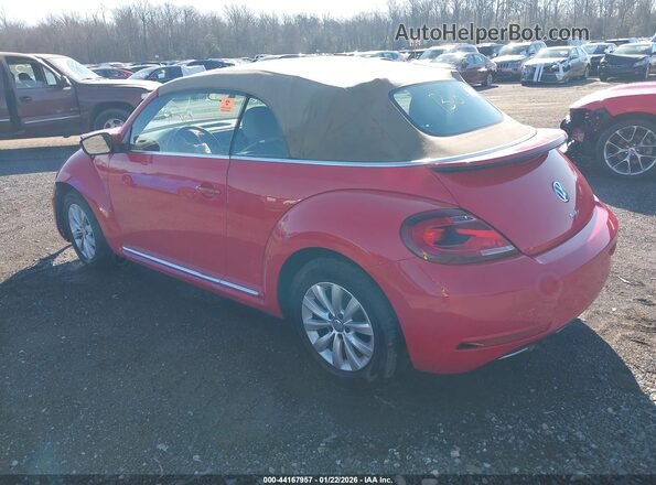 3VW5DAATXKM501306 2019 VOLKSWAGEN BEETLE Red Հետևի ձախ