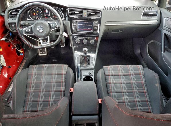 3VW5T7AU2KM016849 2019 VOLKSWAGEN GTI Красный 