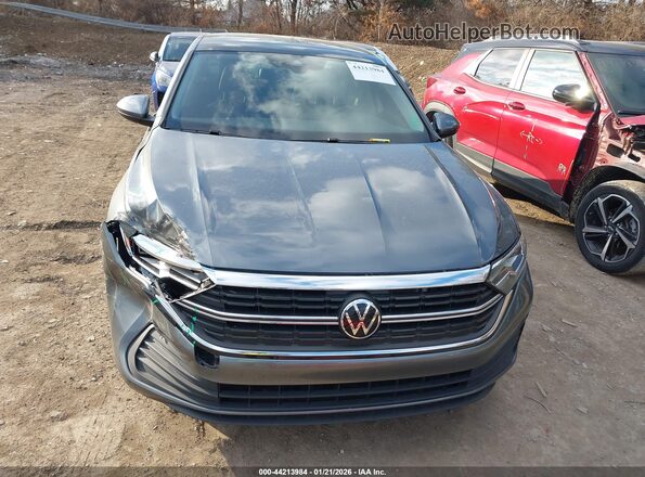 3VW7M7BU8PM044554 2023 VOLKSWAGEN JETTA Gray უკანა სალონის ხედი