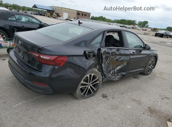 3VWBM7BU9PM024386 2023 VOLKSWAGEN JETTA Черный Задняя правая четверть