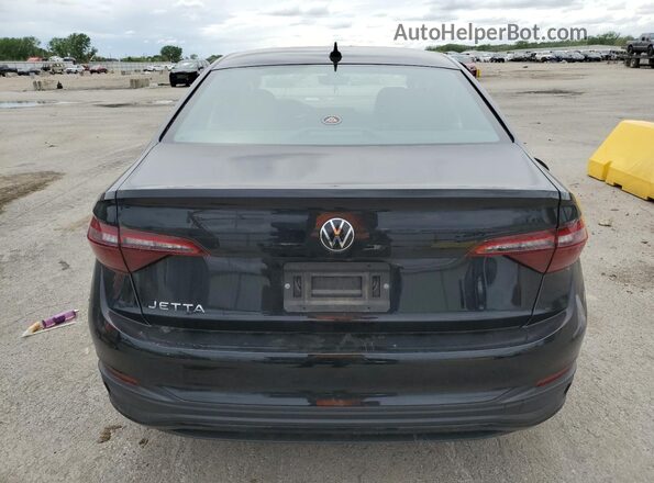 3VWBM7BU9PM024386 2023 VOLKSWAGEN JETTA Черный Вид сзади