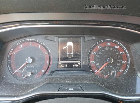 3VWC57BU1KM072619 2019 VOLKSWAGEN JETTA Black Widok zestawu wskaźników