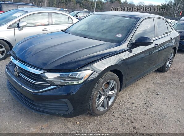3VWEM7BU3RM041460 2024 VOLKSWAGEN JETTA Black Առջևի ձախ երեք քառորդ տեսարան