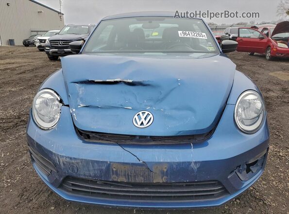 3VWF17AT9HM609991 2017 VOLKSWAGEN BEETLE Blue წინა ხედი