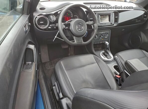 3VWF17AT9HM609991 2017 VOLKSWAGEN BEETLE Blue წინა პანელის ხედი