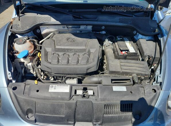 3VWFD7AT2KM703970 2019 VOLKSWAGEN BEETLE Silver უკანა სალონის ხედი