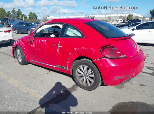 3VWFD7AT4KM717921 2019 VOLKSWAGEN BEETLE Красный Задняя левая четверть