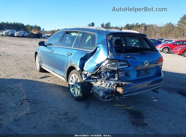 3VWM17AU2KM523364 2019 VOLKSWAGEN GOLF Синий Задняя левая четверть