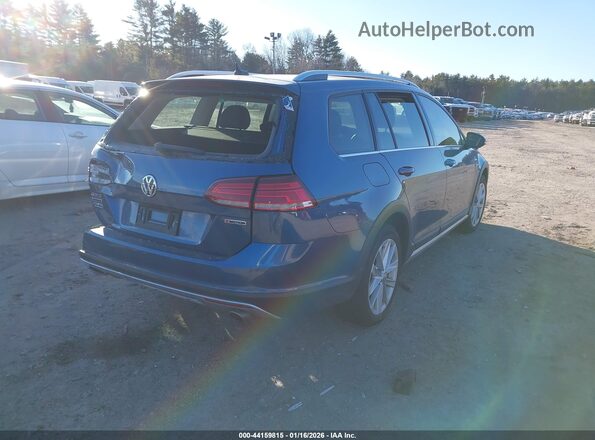 3VWM17AU2KM523364 2019 VOLKSWAGEN GOLF Синий Задняя правая четверть