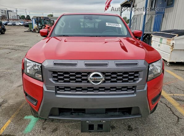 1N6ED1EJ2SN640408 2025 NISSAN FRONTIER Red Widok z tyłu