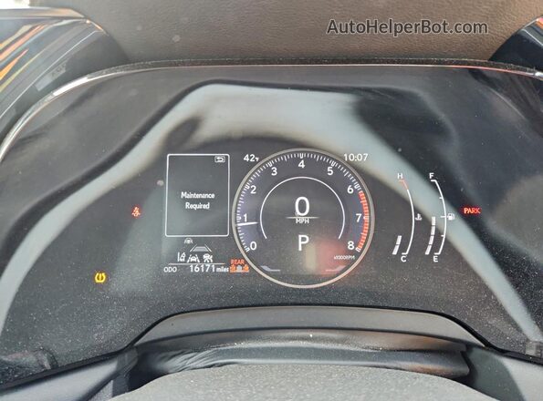 2T2BAMBA6RC051004 2024 LEXUS RX 350 Red Vista de los asientos traseros