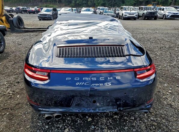 WP0CB2A98JS147463 2018 PORSCHE 911 Blue წინა სალონის ხედი