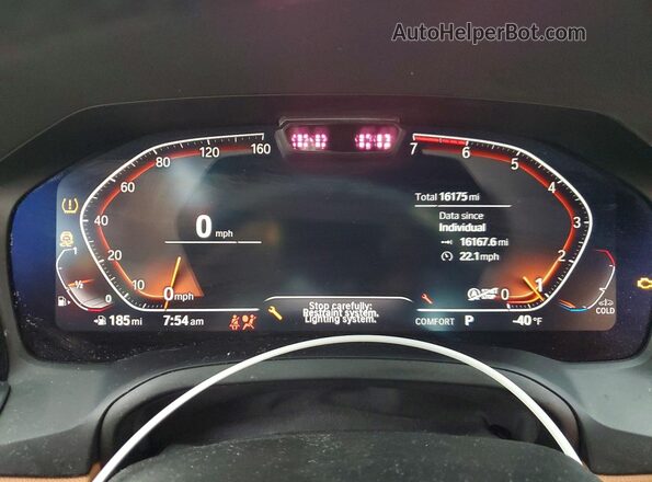 WBA23AT05PCM82794 2023 BMW 4 SERIES Blue Widok tylnych siedzeń