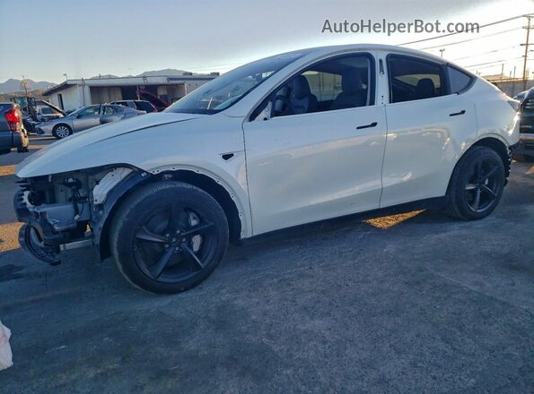 7SAYGDEEXTF377485 2026 TESLA MODEL White Tył lewy