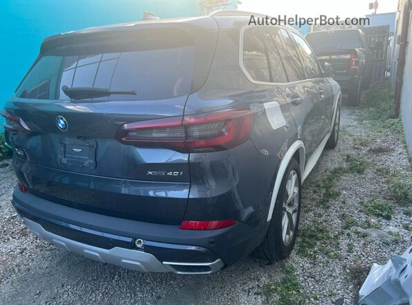 5UXCR6C00M9H35145 2021 BMW X5 Синий 