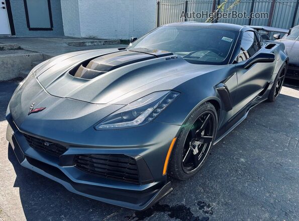 1G1Y52D97K5802374 2019 CHEVROLET CORVETTE Blue 