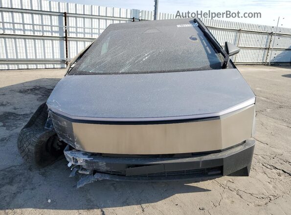 7G2CEHED5RA012985 2024 TESLA CYBERTRUCK Silver უკანა ხედი