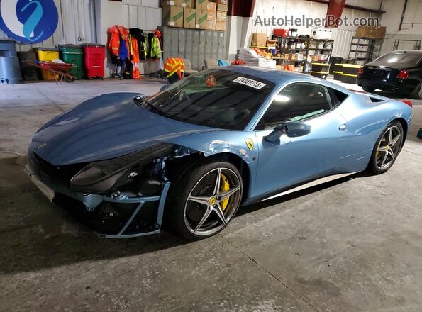 ZFF67NFA6C0182991 2012 FERRARI 458 Синий 