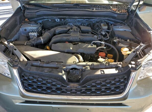 JF2SJADC1GH538221 2016 SUBARU FORESTER 2.5 Green Вид підкапотного простору