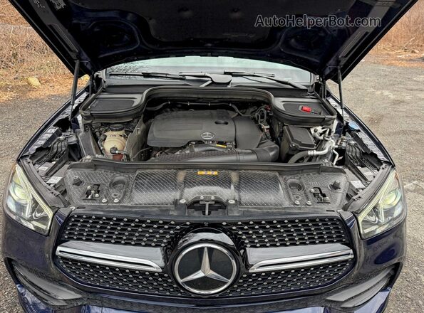 4JGFB4JB7NA598788 2022 MERCEDES-BENZ GLE-CLASS Blue Առջևի վահանակի տեսք