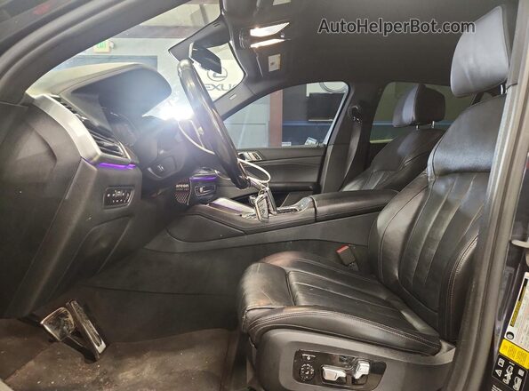 5UXCY8C06L9B21326 2020 BMW X6 Gray წინა პანელის ხედი