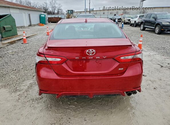 4T1G11BK1LU006558 2020 TOYOTA CAMRY Red Widok wnętrza z przodu