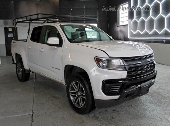 1GCGTBEN9M1100684 2021 CHEVROLET COLORADO White Задня ліва чверть
