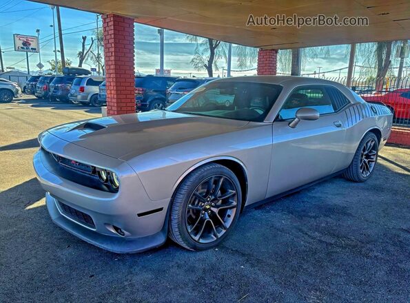 2C3CDZBT6NH207173 2022 DODGE CHALLENGER Silver Rear right