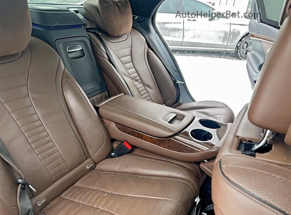 WDDUG8FB0HA216706 2017 MERCEDES-BENZ S Синий Вид салона спереди